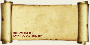 Anđela Pejatović vizit kartica